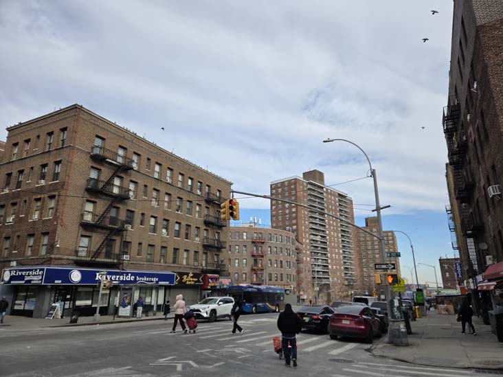 St. Nicholas Avenue at West 192nd Street, Washington Heights, Manhattan, January 23, 2026