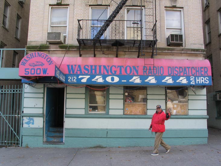 Washington Radio Dispatcher, 500 West 175th Street, Washington Heights, Manhattan