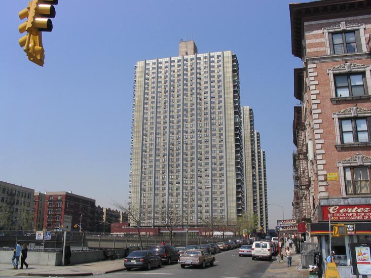 Bridge Apartments From Amsterdam Avenue, Washington Heights, Manhattan