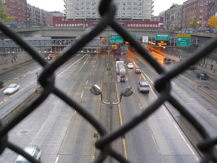 Trans-Manhattan Expressway From Amsterdam Avenue, Washington Heights, Manhattan, November 4, 2004