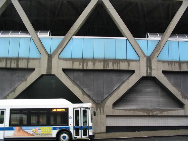 George Washington Bridge Bus Station, 178th Street between Broadway and Ft. Washington Avenue, Washington Heights, Manhattan