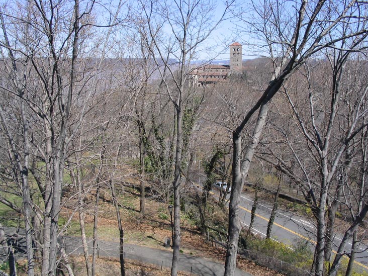 The Cloisters from Linden Terrace, Fort Tryon Park, Washington Heights, Manhattan