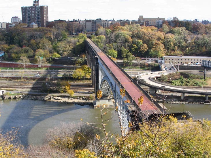 High Bridge from Highbridge Park, Washington Heights, Manhattan, November 5, 2004