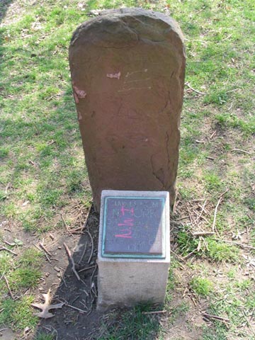 Eleventh Mile Marker, Roger Morris Park, Washington Heights, Manhattan