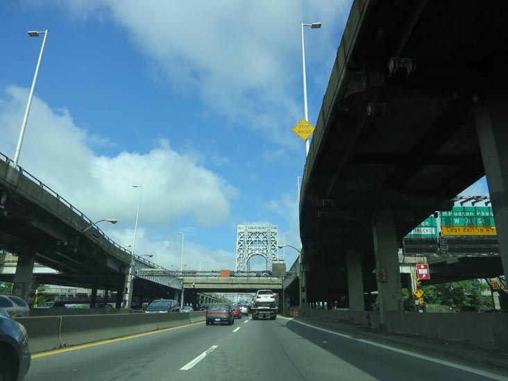 George Washington Bridge From Trans-Manhattan Expressway, Washington Heights, Upper Manhattan, June 2, 2012