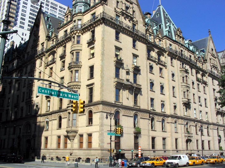 Dakota Apartments, 1 West 72nd Street, NW Corner of Central Park West and 72nd Street, Upper West Side, Manhattan