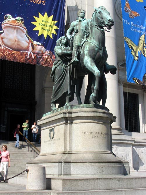 Theodore Roosevelt Monument, American Museum of Natural History, Upper West Side, Manhattan, October 8, 2004