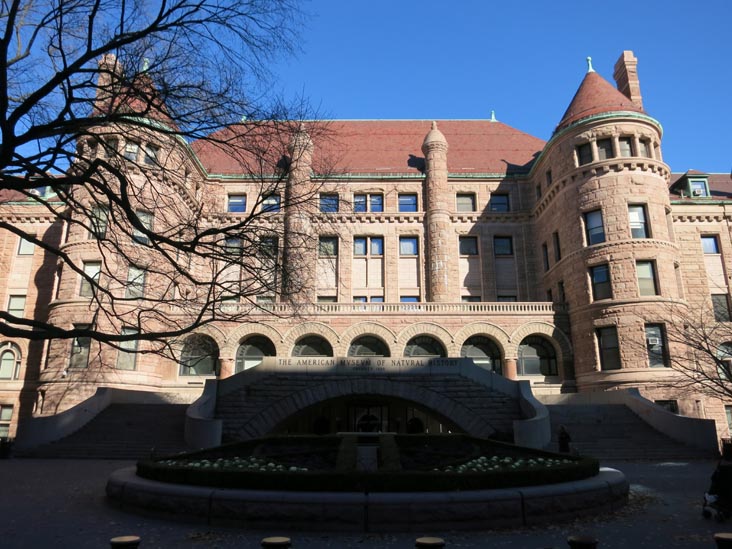 American Museum of Natural History, 77th Street Entrance, Upper West Side, Manhattan, November 20, 2015