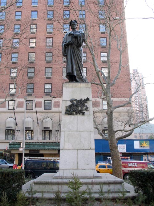 Dante Monument, Dante Square, Upper West Side, Manhattan
