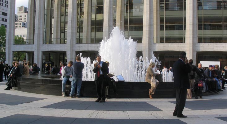 Josie Robertson Plaza, Lincoln Center for the Performing Arts, Upper West Side, Manhattan, April 27, 2004