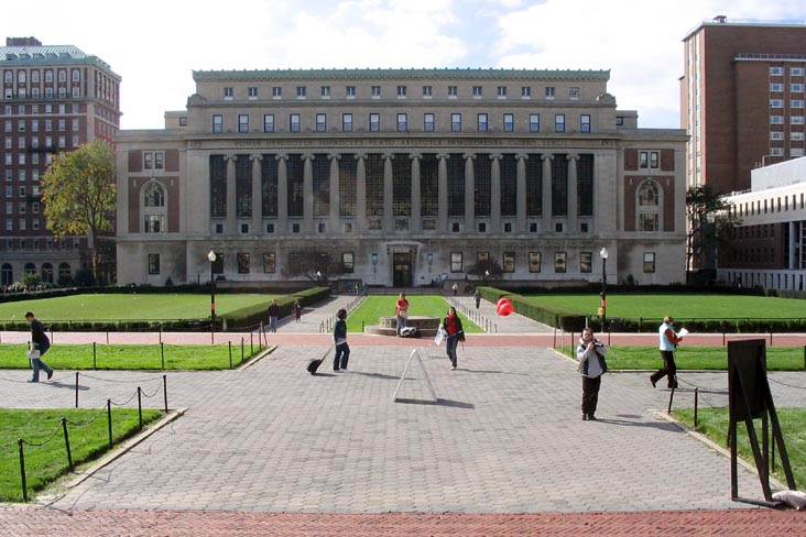 Butler Library, 535 West 114th Street, Columbia University, Morningside Heights, Manhattan