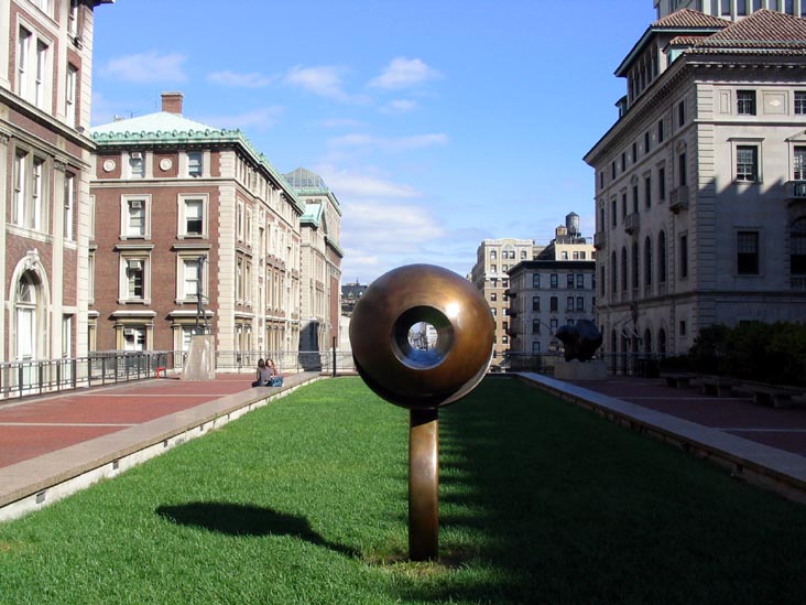 Plaza Over Amsterdam Avenue Near 116th Street, Columbia University, Morningside Heights, Manhattan