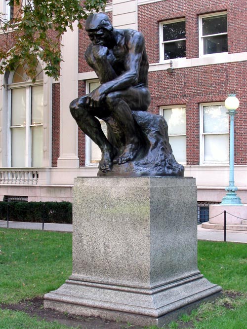 Le Penseur, Columbia University, Morningside Heights, Manhattan