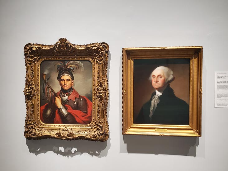 Gayetwahgeh and George Washington Portraits, New-York Historical Society, Upper West Side, Manhattan, July 9, 2025