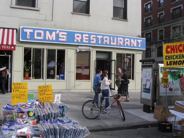 Tom's Restaurant, 2880 Broadway, Morningside Heights