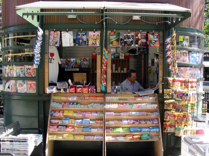 Newsstand, Verdi Square, Upper West Side, Manhattan