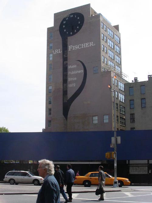 Carl Fischer Billboard, Astor Place, Manhattan, May 1, 2004