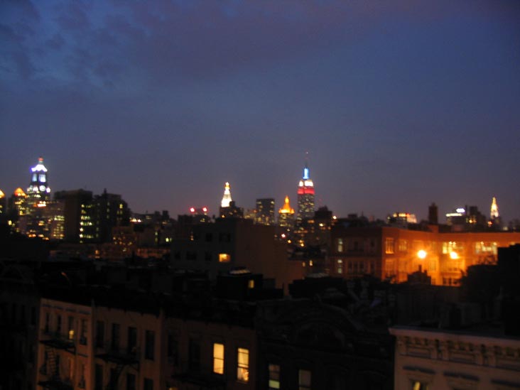 Empire State Building from 286 East 10th Street, East Village, Manhattan