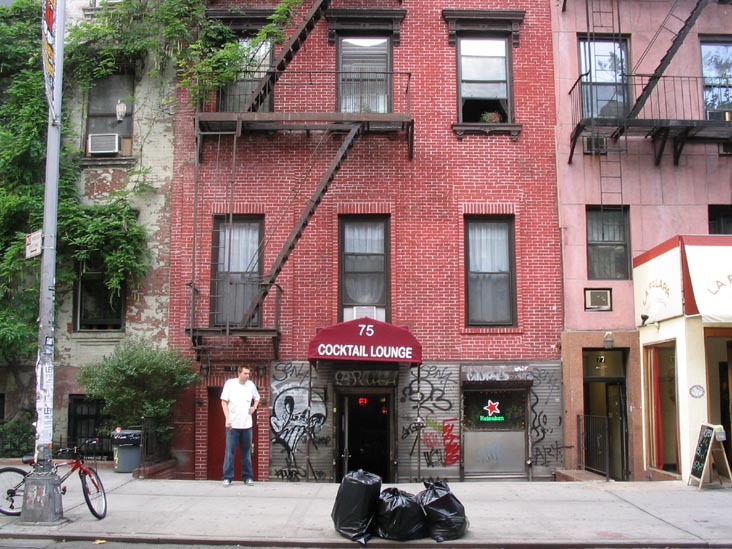 Holiday Lounge, 75 St. Marks Place, East Village, Manhattan, July 30, 2004