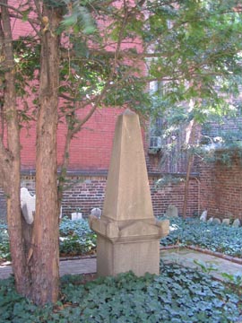 Second Cemetery of the Spanish and Portuguese Synagogue, South Side of 11th Street Near Sixth Avenue, Greenwich Village