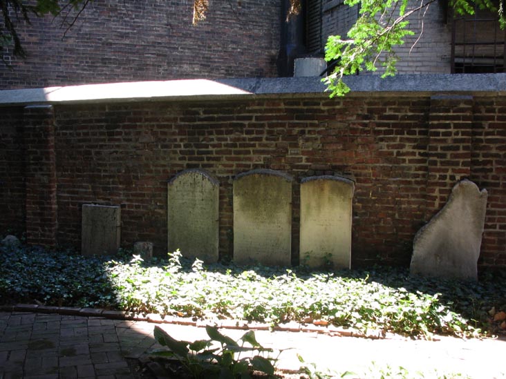Second Cemetery of the Spanish and Portuguese Synagogue, South Side of 11th Street Near Sixth Avenue, Greenwich Village, Manhattan