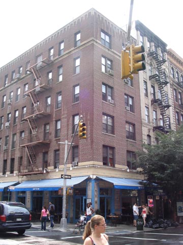 MacDougal Street and Bleecker Street, SE Corner, Manhattan