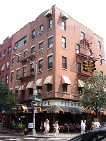 MacDougal Street and Bleecker Street, SW Corner, Greenwich Village