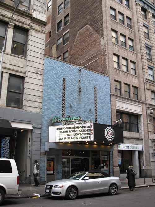 Cinema Village, 22 East 12th Street, Greenwich Village, Manhattan, Decmeber 22, 2010