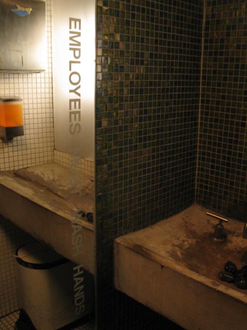 Employees Must Wash Hands, Galanga, 149 West 4th Street, Greenwich Village, Manhattan, December 9, 2011