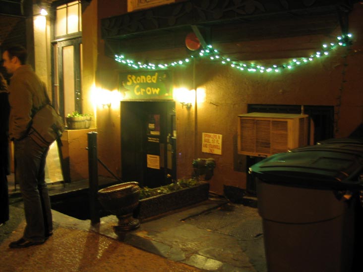The Stoned Crow, 85 Washington Place, Greenwich Village, Manhattan