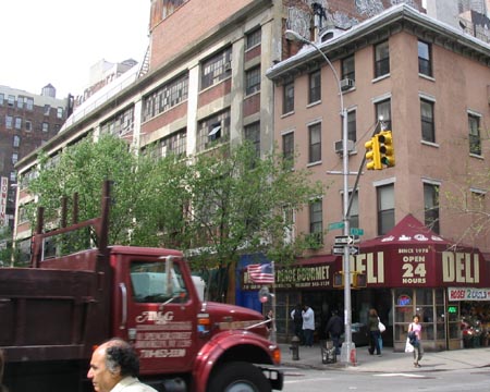 University Place and 13th Street, SW Corner, Greenwich Village, Manhattan, April 30, 2004