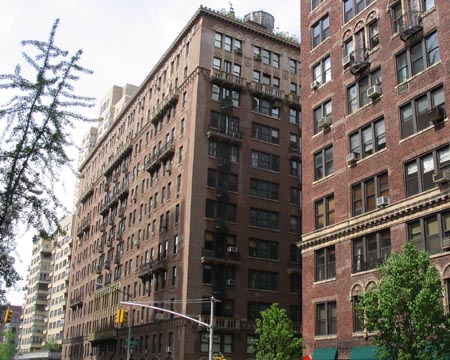 University Place and 10th Street, West Side of Street, Greenwich Village, Manhattan, April 30, 2004