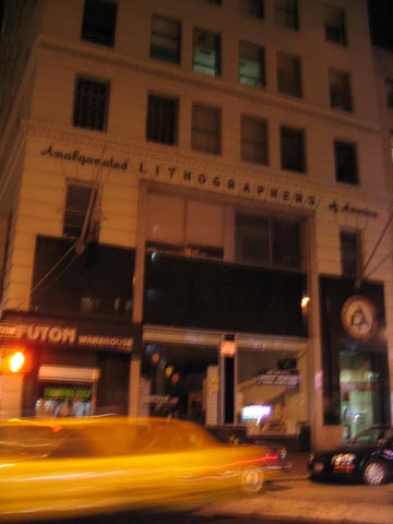 Amalgamated Lithographers, University Place, Greenwich Village, Manhattan, March 12, 2004