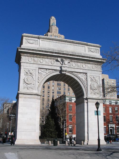Washington Square Arch, Washington Square Park, Greenwich Village, Manhattan