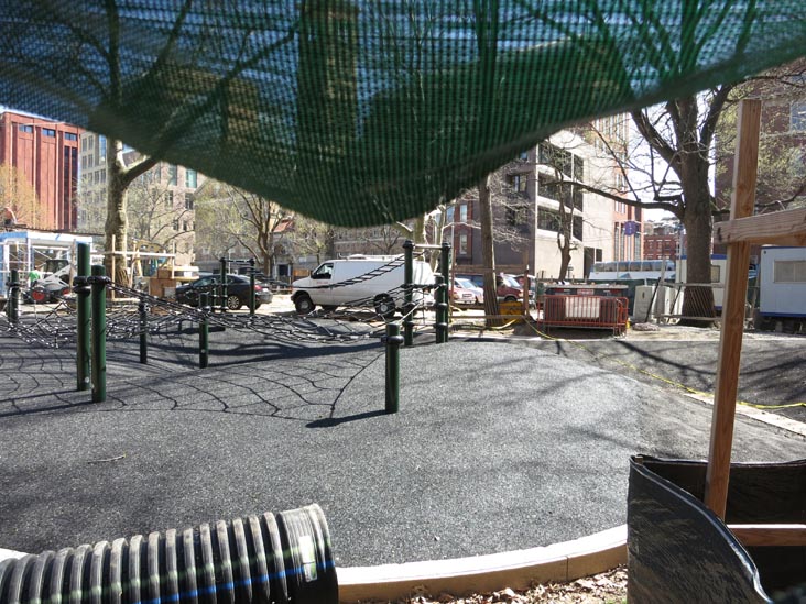 Mounds, Washington Square Park, Greenwich Village, Manhattan, April 17, 2013