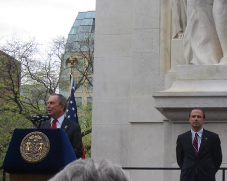 Mayor Michael R. Bloomberg, Washington Square Arch Rededication, April 30, 2004
