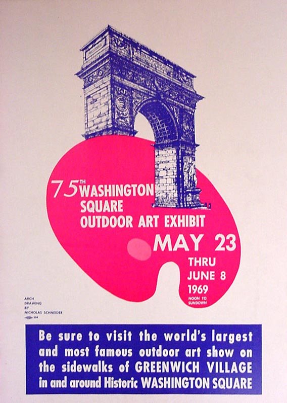 75th Washington Square Outdoor Art Exhibit Poster