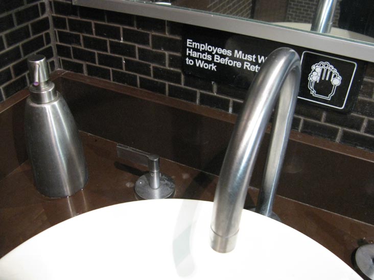 Employees Must Wash Hands, Astor Wines & Spirits, 399 Lafayette Street, Noho, Manhattan, October 19, 2009
