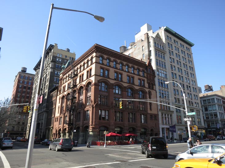 Great Jones Street and Lafayette Street, NW Corner, Noho, Manhattan, March 28, 2012