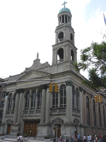 Our Lady of Pompeii Church, Carmine Street and Bleecker Street, NW Corner, West Village