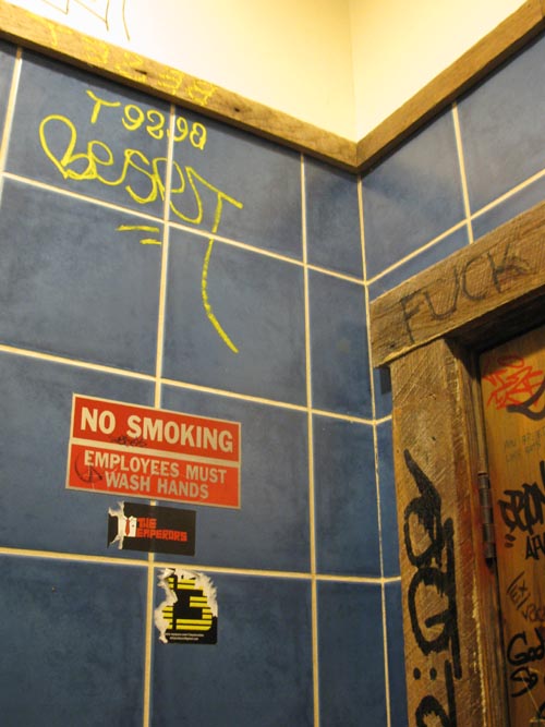 Employees Must Wash Hands, Blind Tiger, 281 Bleecker Street, West Village, Manhattan, August 24, 2011