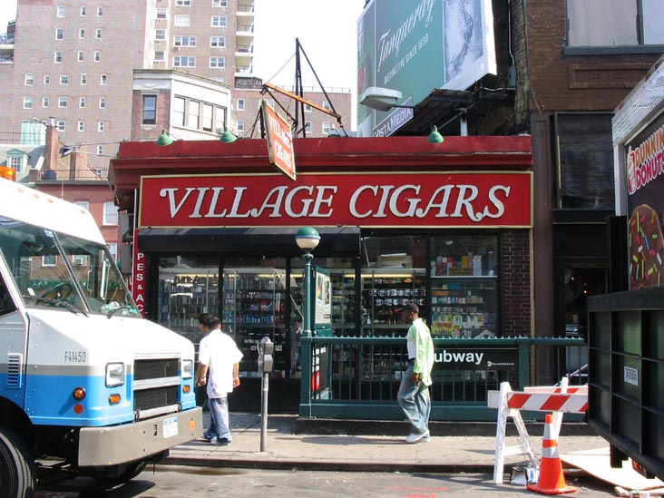 Village Cigars, Christopher Street and Seventh Avenue, SW Corner, West Village, Manhattan