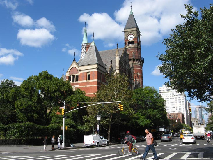 Jefferson Market Library and Garden From Sixth Avenue and West 9th Street, West Village, Manhattan, October 7, 2009