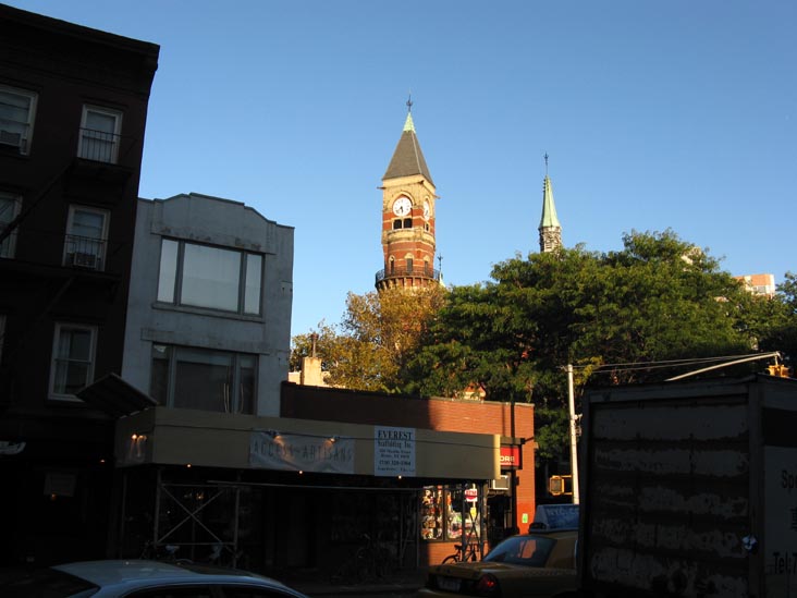 Jefferson Market Library From Greenwich Avenue and West 10th Street, West Village, Manhattan, October 7, 2009
