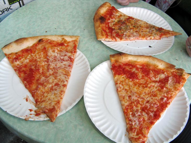 Regular Slices, Joe's Pizza, 7 Carmine Street, West Village, Manhattan