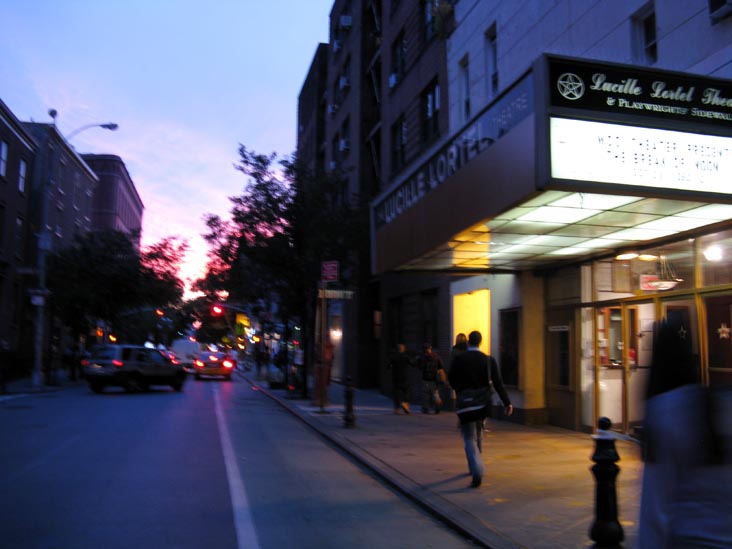 Lucille Lortel Theatre, 121 Christopher Street, West Village, Manhattan, November 12, 2010