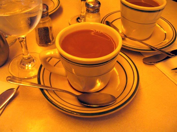 Cup of Coffee, Florent, 69 Gansevoort Street, Meatpacking District, West Village, Manhattan