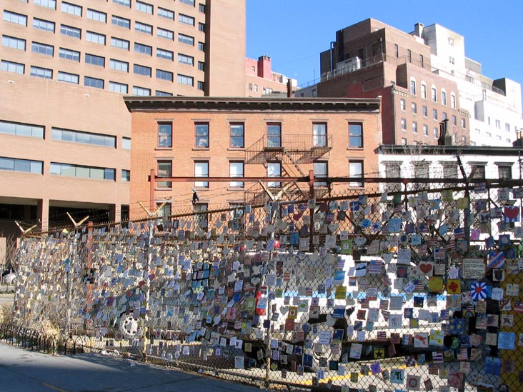 Tiles For America New York City Memorial, Seventh Avenue and 11th Street, West Village, Manhattan