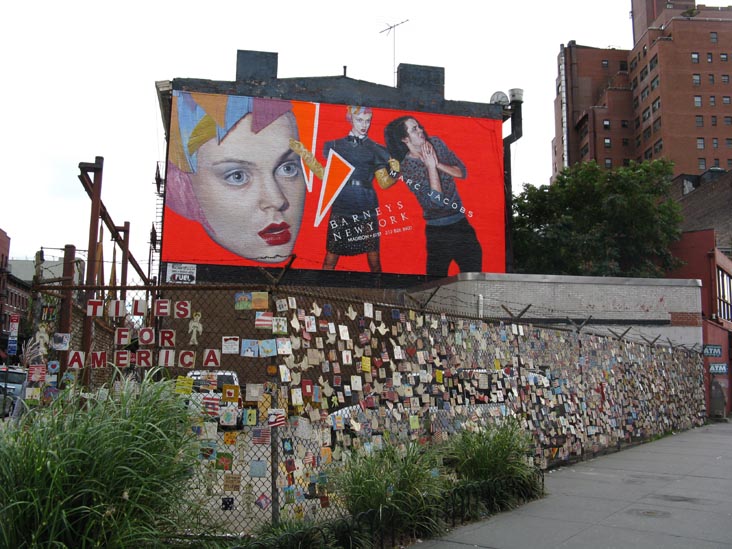 Tiles For America New York City Memorial, Seventh Avenue and 11th Street, West Village, Manhattan, October 8, 2009