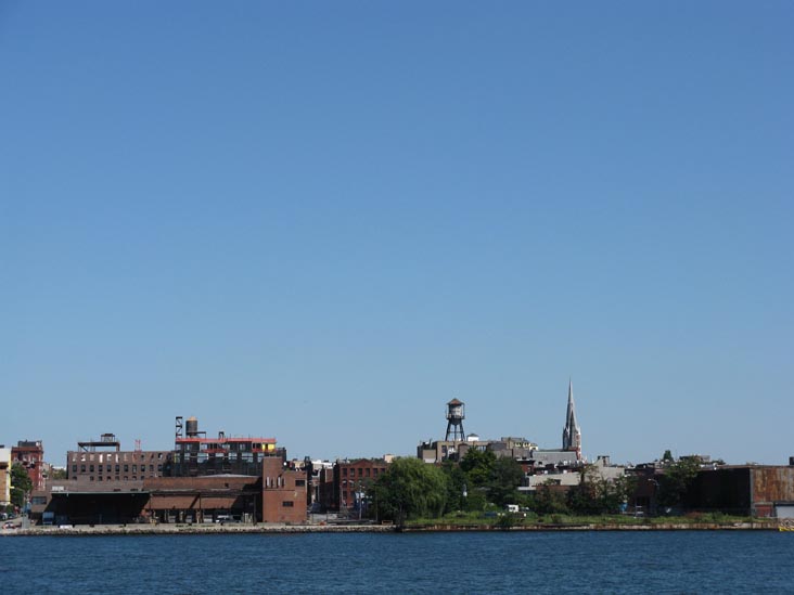 WNYC Transmitter Park From Water Taxi, East River, September 7, 2008